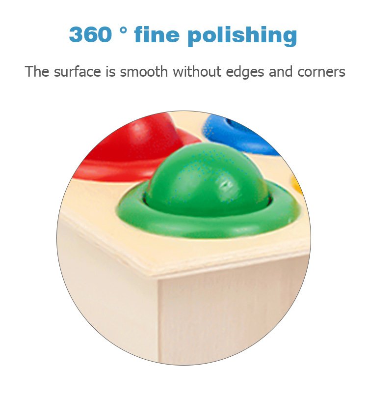 Classic Wooden Hammer Ball Game – Montessori Pounding Bench Toy for Toddlers, Fine Motor & Early Learning Educational Toy Gift-TY01 - Image 5