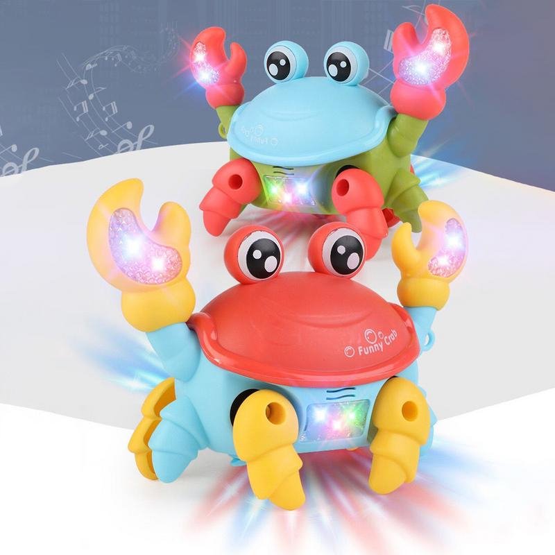 Cute Crawling Crab Toy – Electric Musical Walking Crab with Lights, Dancing & Interactive Play for Babies & Kids-TY01 - Image 5