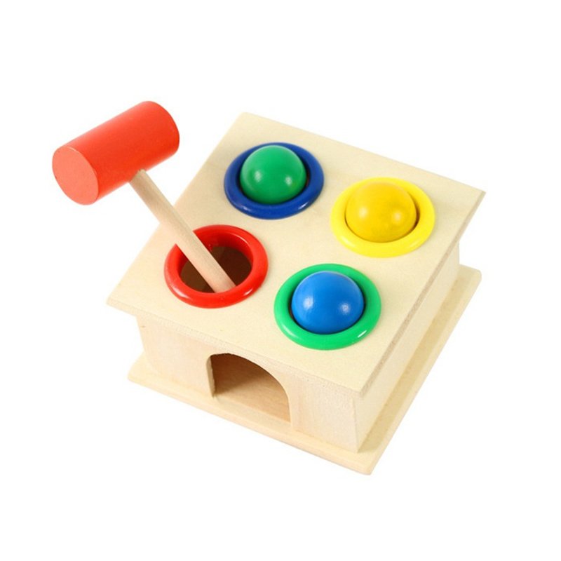 Classic Wooden Hammer Ball Game – Montessori Pounding Bench Toy for Toddlers, Fine Motor & Early Learning Educational Toy Gift-TY01 - Image 4