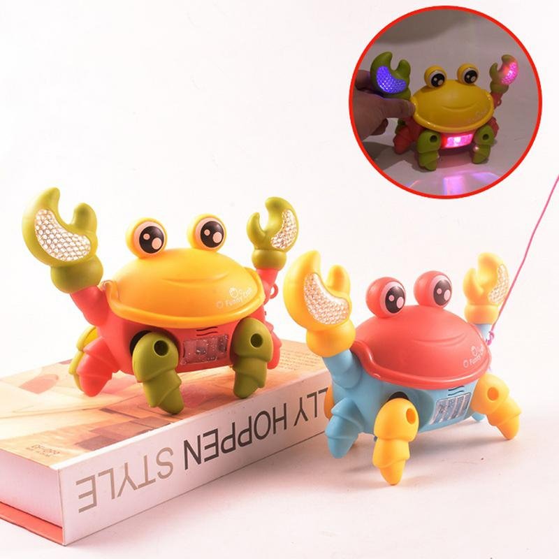 Cute Crawling Crab Toy – Electric Musical Walking Crab with Lights, Dancing & Interactive Play for Babies & Kids-TY01 - Image 11