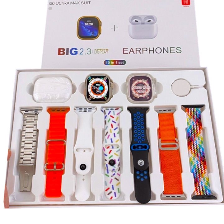 Buy DT900 Ultra, S100 Ultra, i20 Ultra, Y80 8in1 & More | Ultra Smart Watches Waterproof Fitness Tracker - Image 5