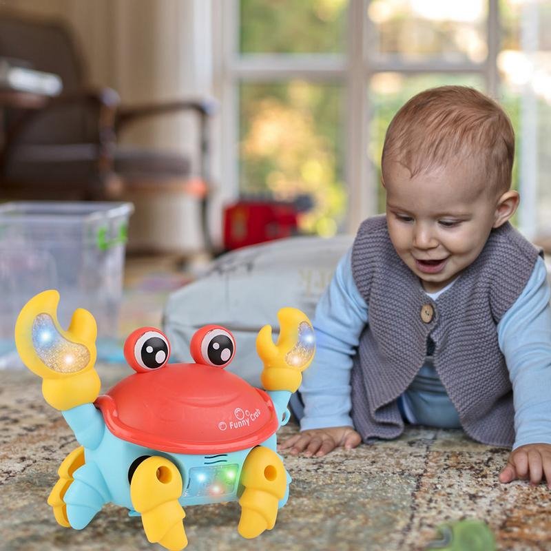 Cute Crawling Crab Toy – Electric Musical Walking Crab with Lights, Dancing & Interactive Play for Babies & Kids-TY01 - Image 8