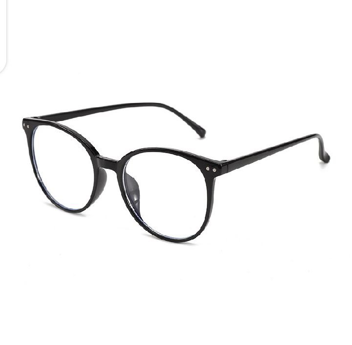 Blue Light Blocking Glasses with Spring Hinge | Anti-Eyestrain Computer, Reading & TV Glasses | Stylish Oval Frame for Men & Women