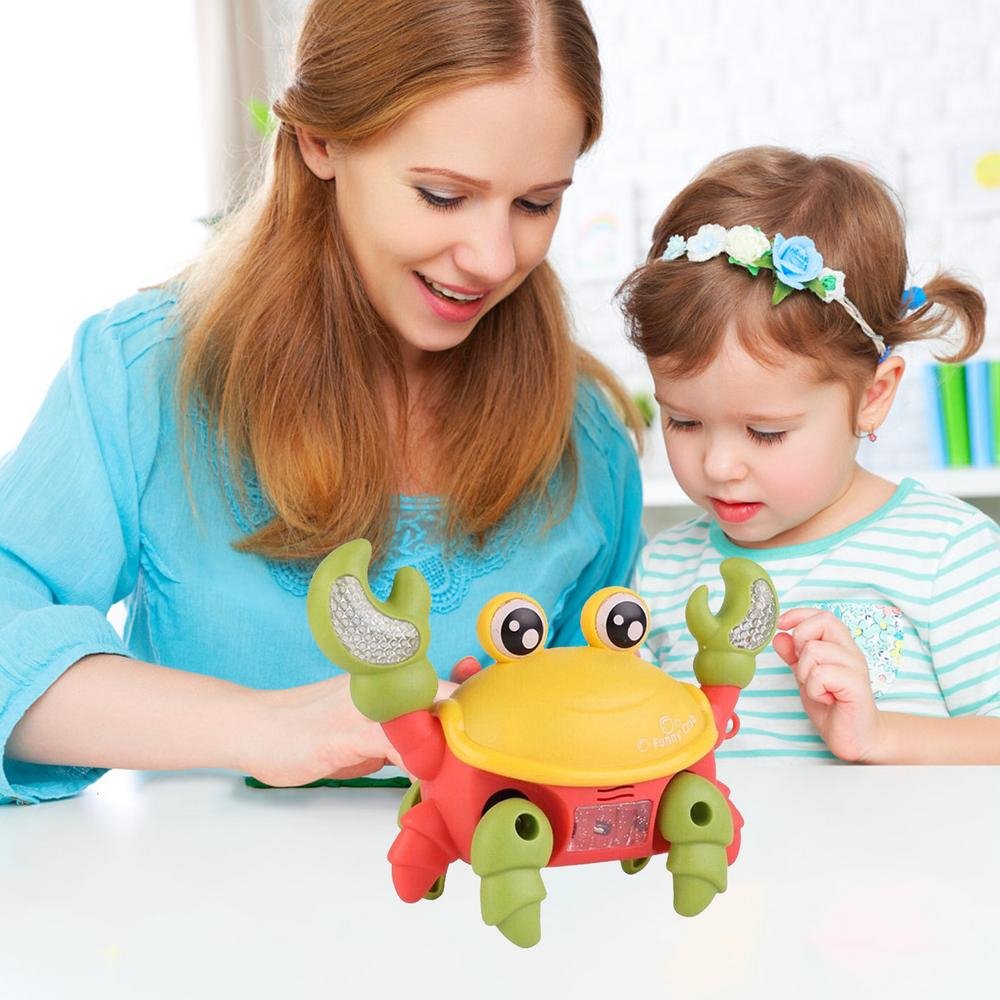 Cute Crawling Crab Toy – Electric Musical Walking Crab with Lights, Dancing & Interactive Play for Babies & Kids-TY01 - Image 7