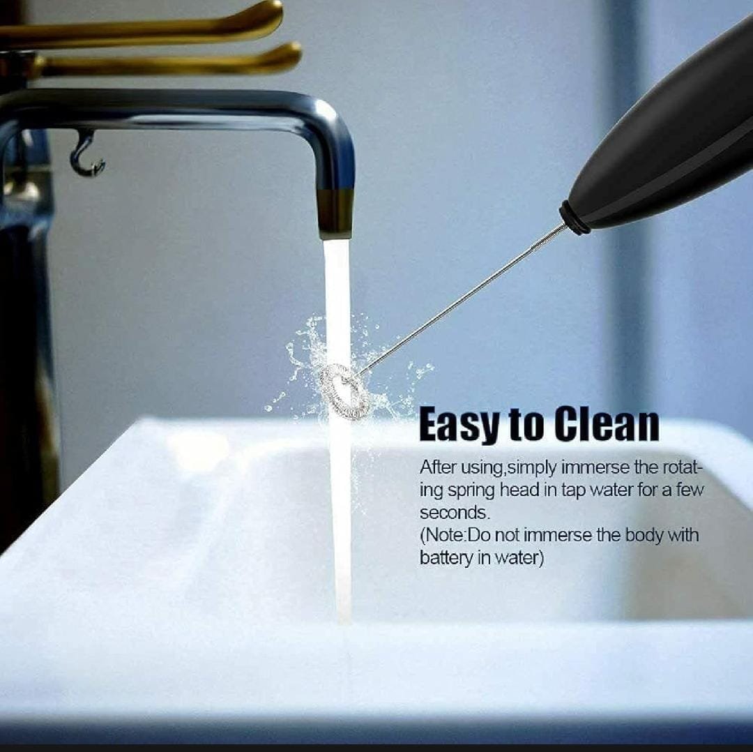 Handheld Beater for Coffee, Eggs & Yogurt – Manual Kitchen Beater & Whisk Mixer - Image 7