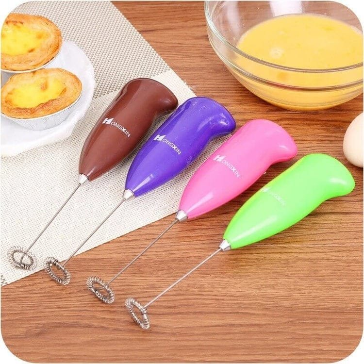 Handheld Beater for Coffee, Eggs & Yogurt – Manual Kitchen Beater & Whisk Mixer - Image 4
