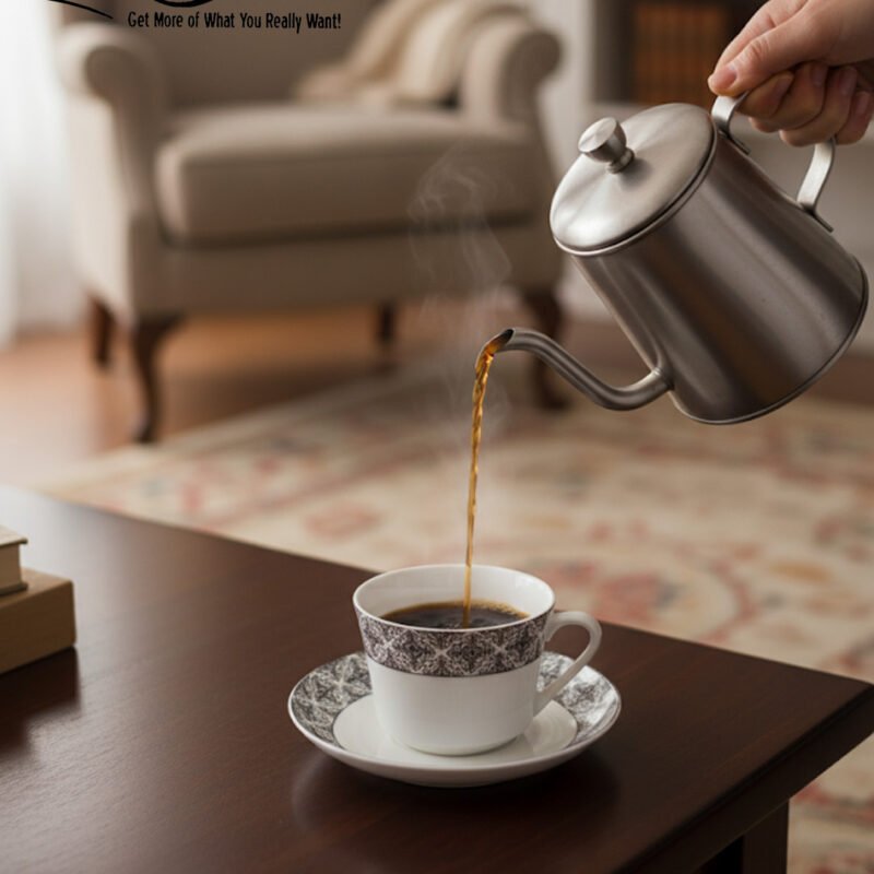 12-Piece Timeless Cup & Saucer Set – Classic Ceramic Tea & Coffee Cups with Saucers CK