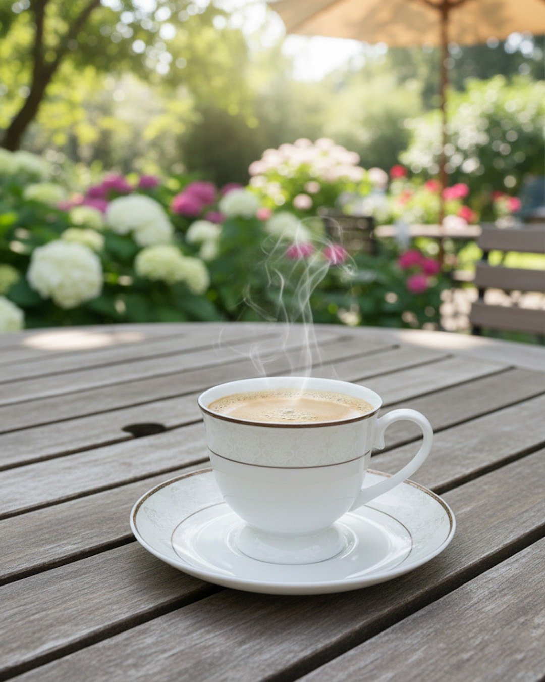 Elegant White Porcelain Cups with Gold Trim – Luxury Tea & Coffee Cups CK