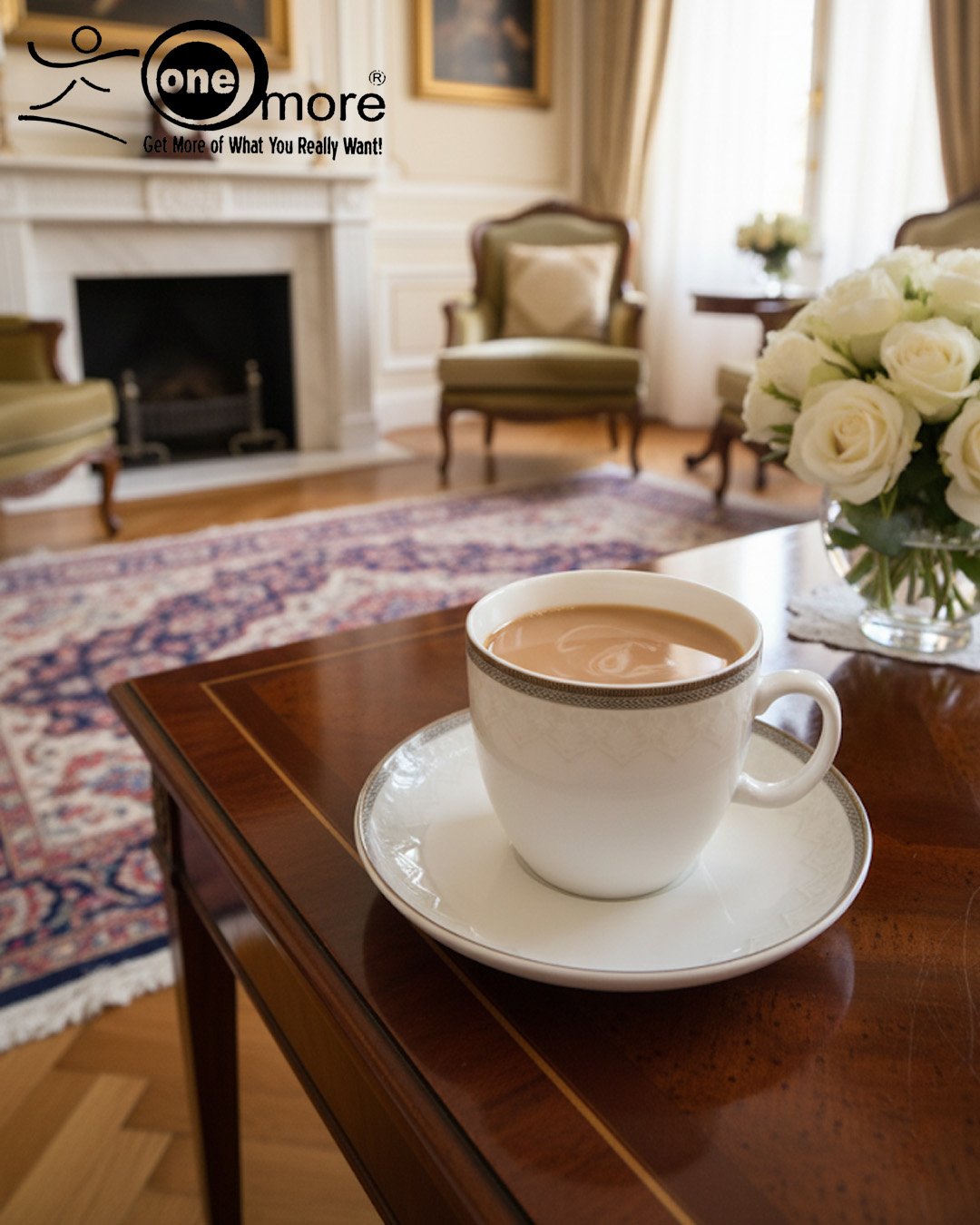 Elegant 12-Piece Cup and Saucer Set – Luxury Porcelain Tea & Coffee Set CK