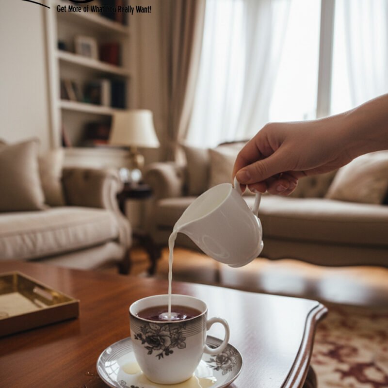 Elegant 12-Piece Cup and Saucer Set – Luxury Porcelain Tea & Coffee Cups CK