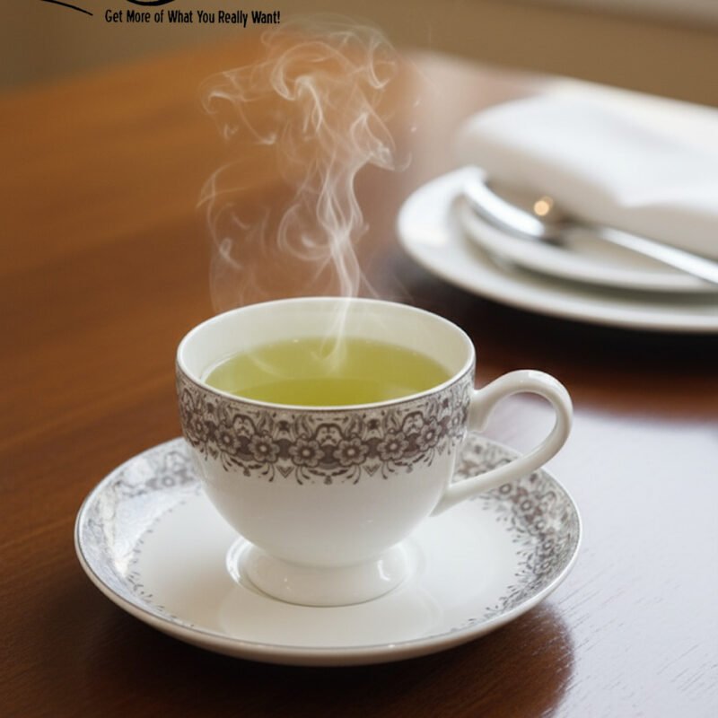 Luxury Porcelain Tea Cup and Saucer Set CK