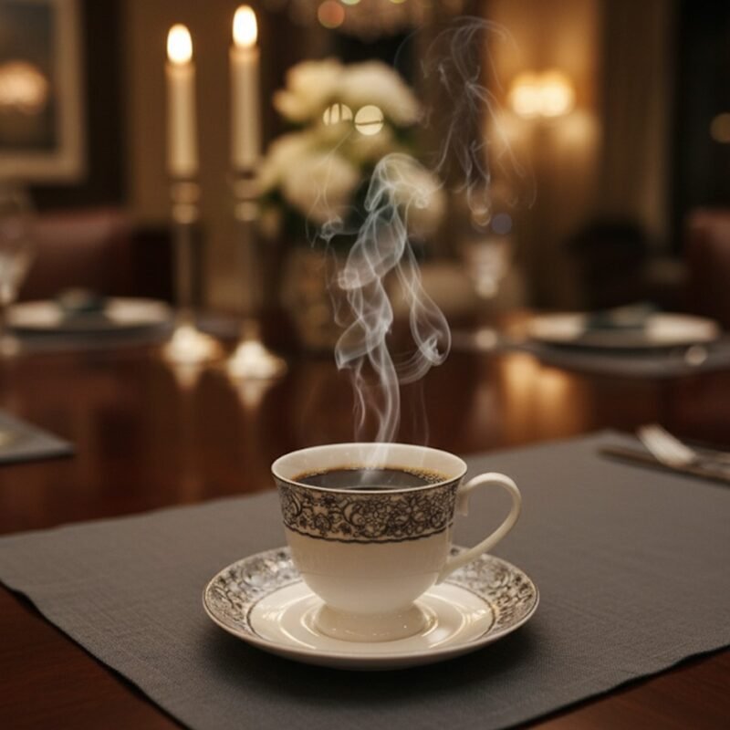 Evening Elegance with Coffee – Relax in Style with Every Sip CK