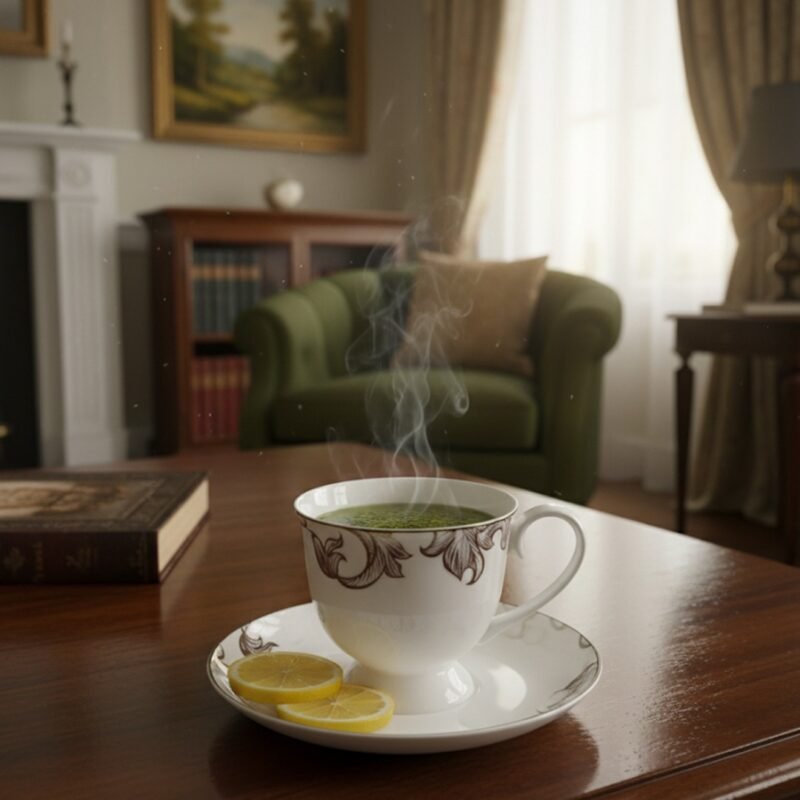 Luxury Porcelain Tea Cup and Saucer Set – Elegant Fine China Tea & Coffee Cups | Classic Gift Collection CK