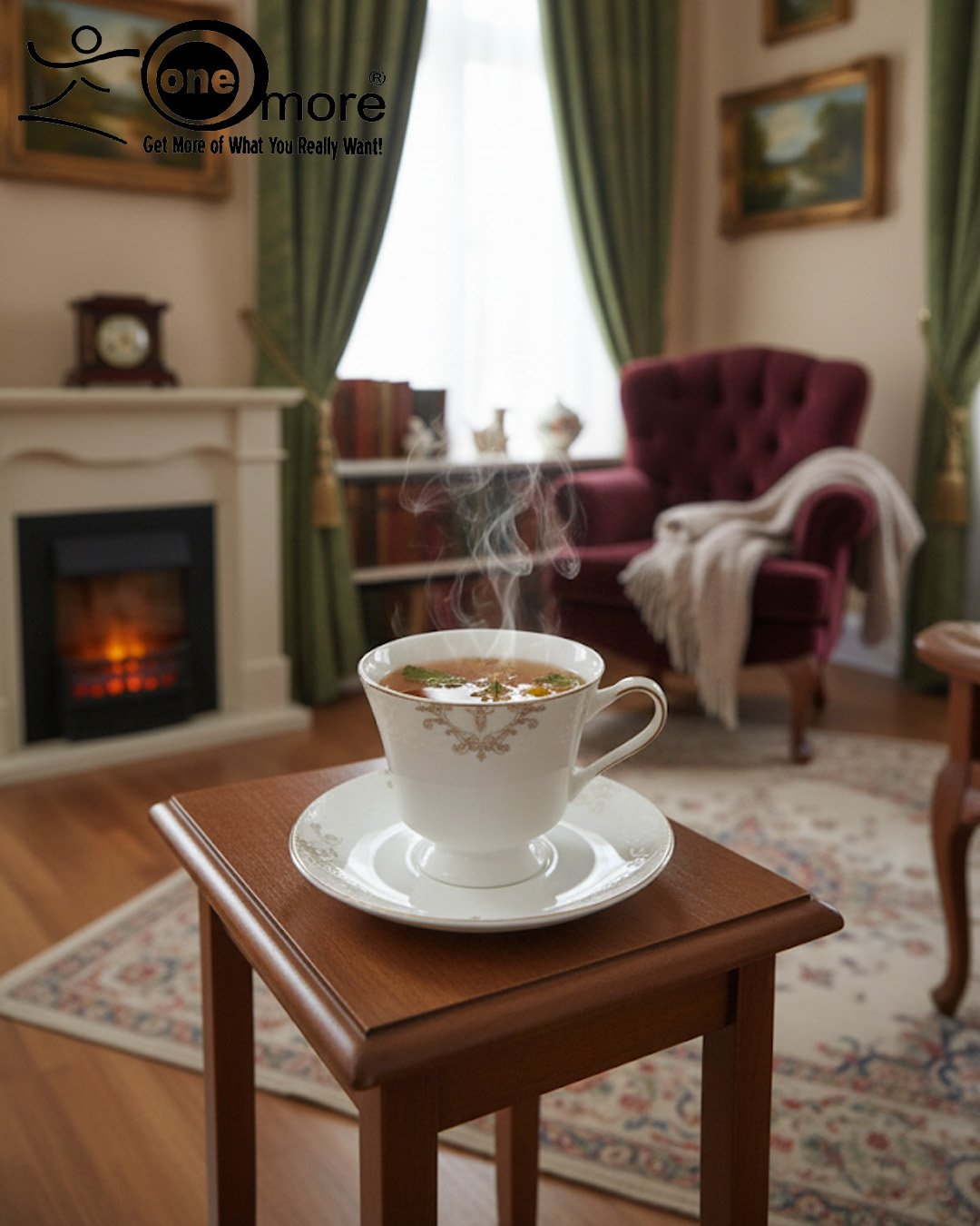 Elegant Porcelain Cup & Saucer Set – Luxury Tea & Coffee Cups | Classic Fine China Gift Set CK