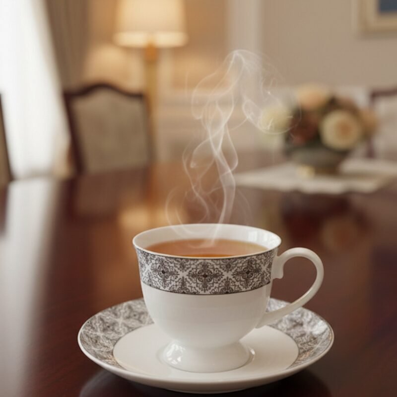 Elegant Morning Tea Cups – Luxury Porcelain Cups for Tea & Coffee CK