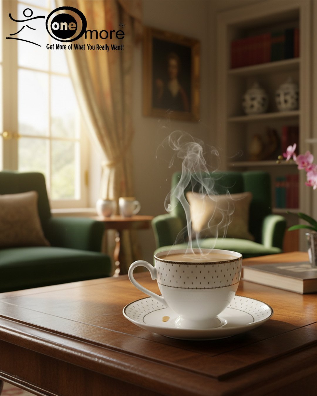 Luxury Porcelain Tea Cup and Saucer Set – Elegant Fine China Tea & Coffee Cups | Classic Gift Set CK