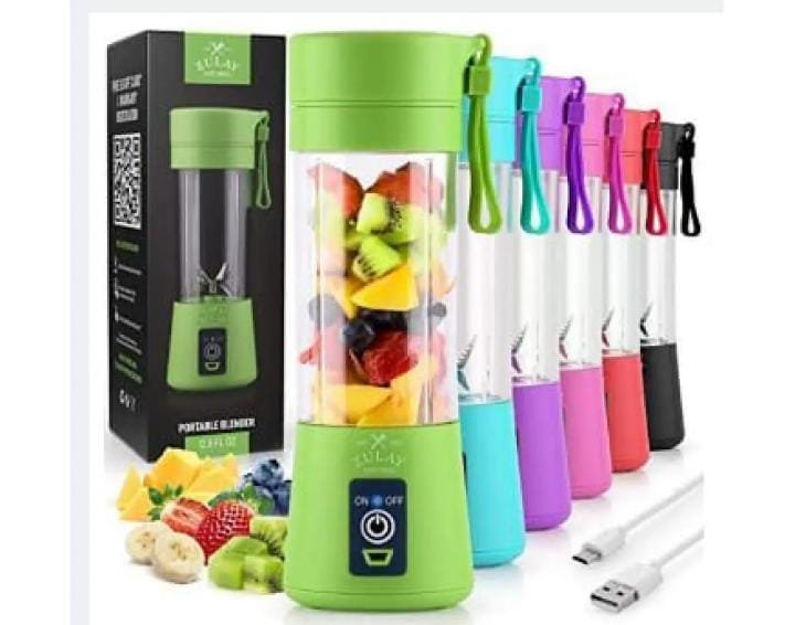 Portable USB Rechargeable Juicer Blender – 6 Blade Mini Smoothie Maker Cup 380ml | Personal Fruit Juicer & Mixer Bottle - Image 8