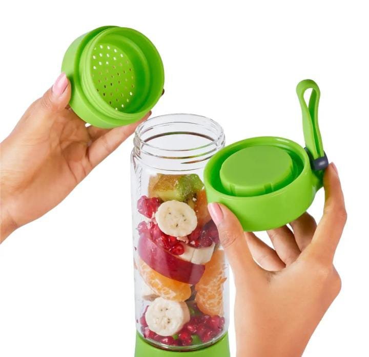 Portable USB Rechargeable Juicer Blender – 6 Blade Mini Smoothie Maker Cup 380ml | Personal Fruit Juicer & Mixer Bottle - Image 7