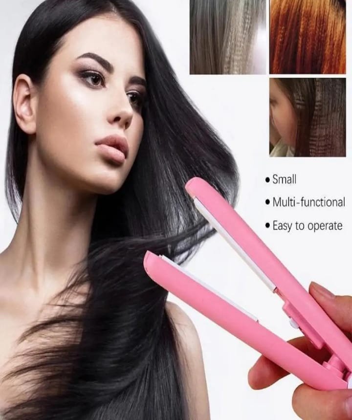 Mini Hair Straightener & Curling Iron – High Quality Small Flat Iron | Portable Styling Tool for Women - Image 2