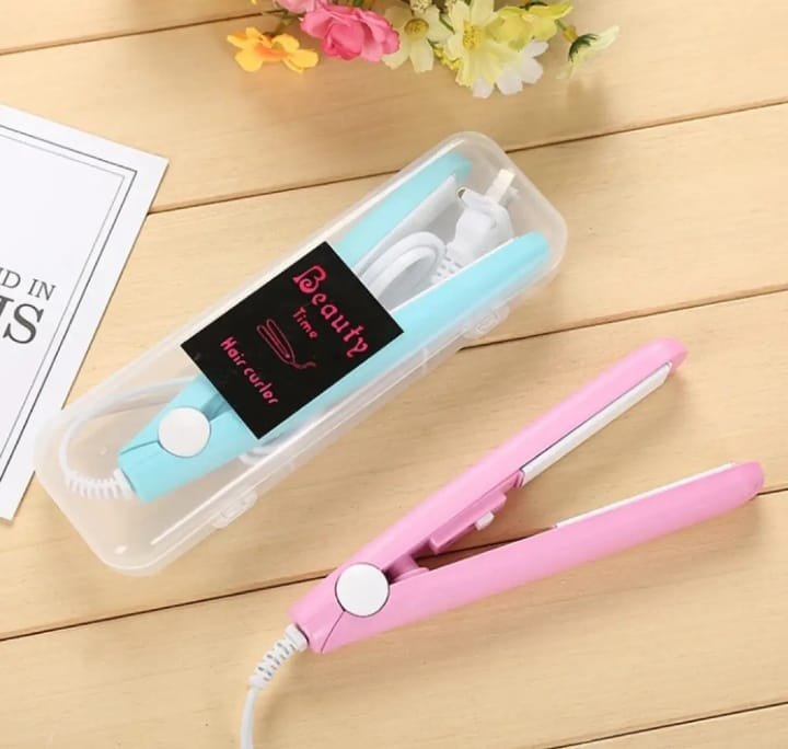 Mini Hair Straightener & Curling Iron – High Quality Small Flat Iron | Portable Styling Tool for Women - Image 4