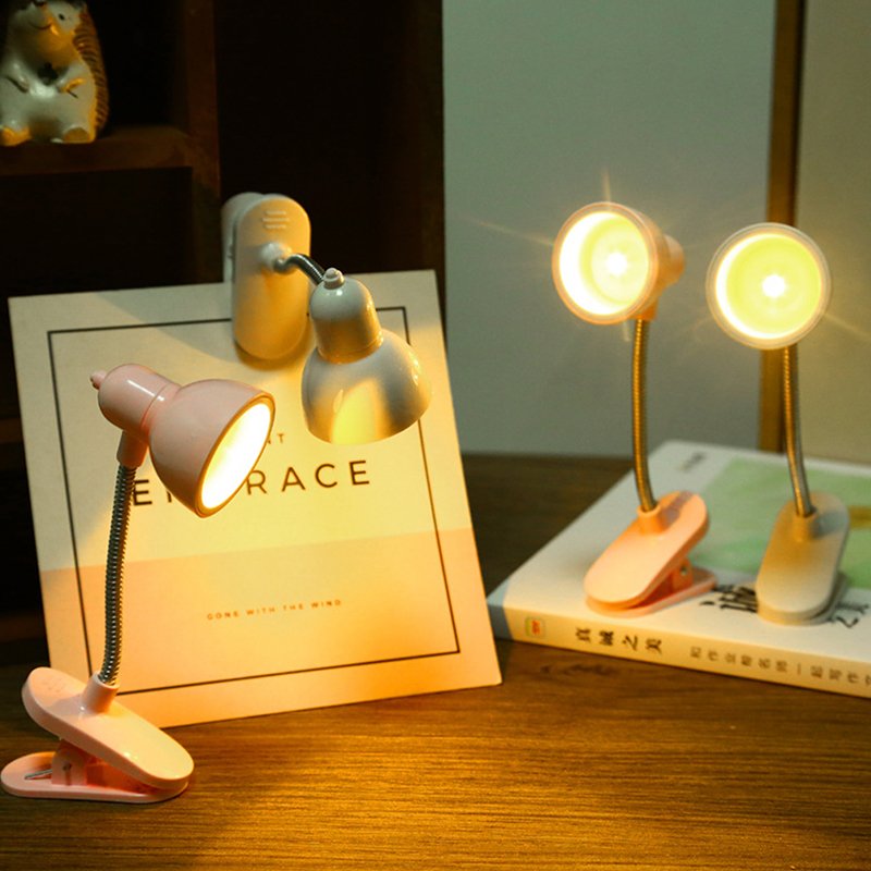 Mini LED Clip Lamp for Book Reading – Portable Eye Protection Light for Bedroom, Desk, Study & Table | Perfect Gift for Readers