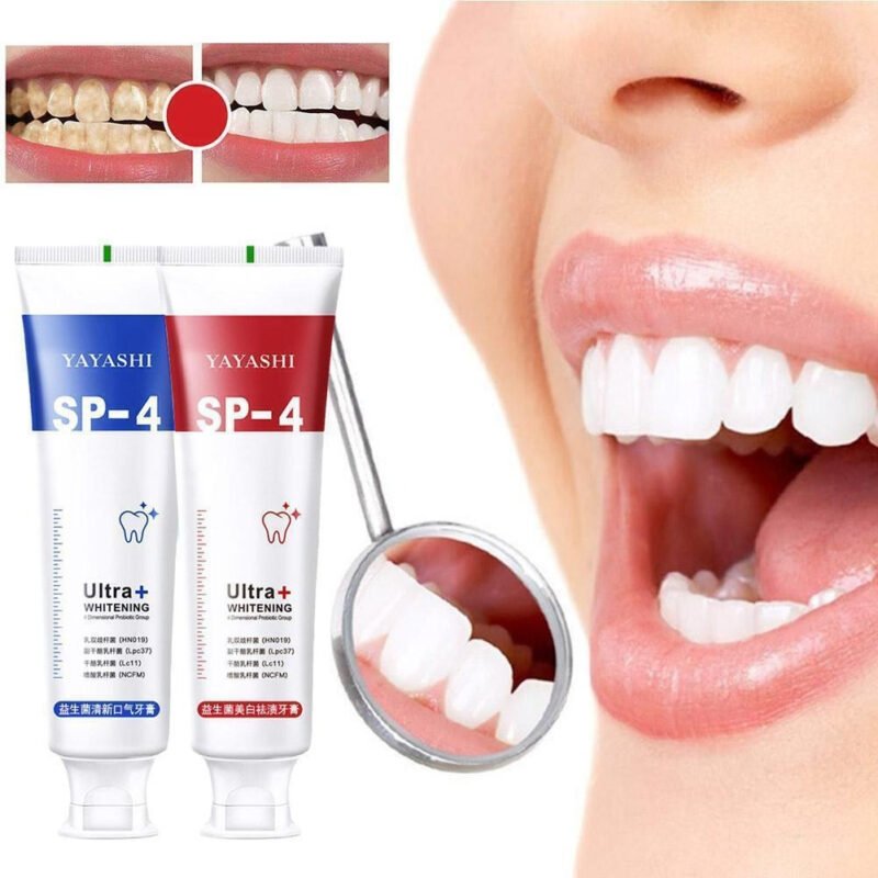 120g SP-4 Probiotic Toothpaste – Whitening, Fresh Breath & Stain Removal | Complete Tooth Care Toothpaste