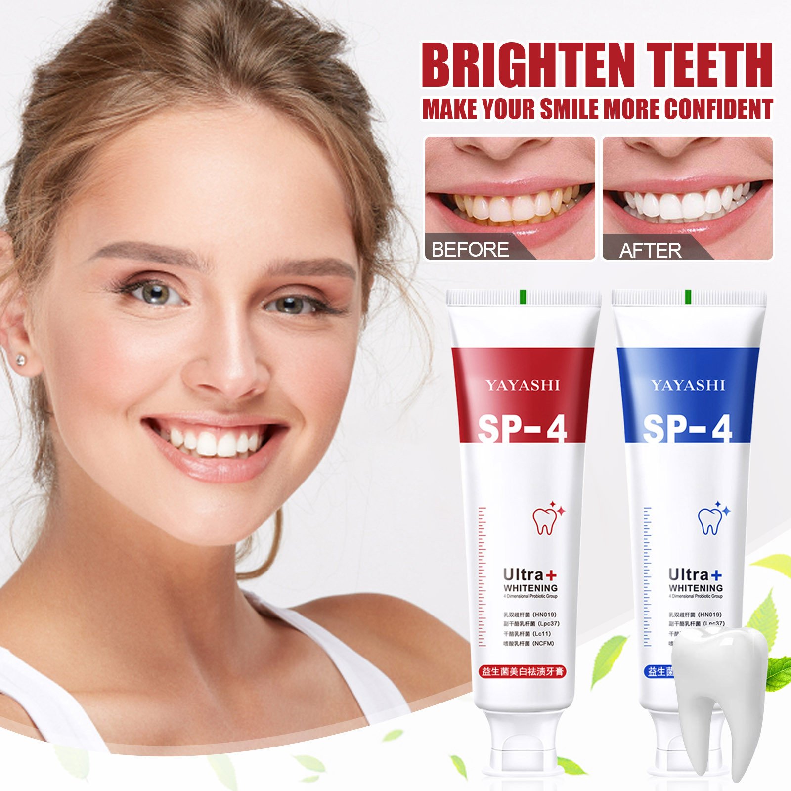 120g SP-4 Probiotic Toothpaste – Whitening, Fresh Breath & Stain Removal | Complete Tooth Care Toothpaste - Image 2