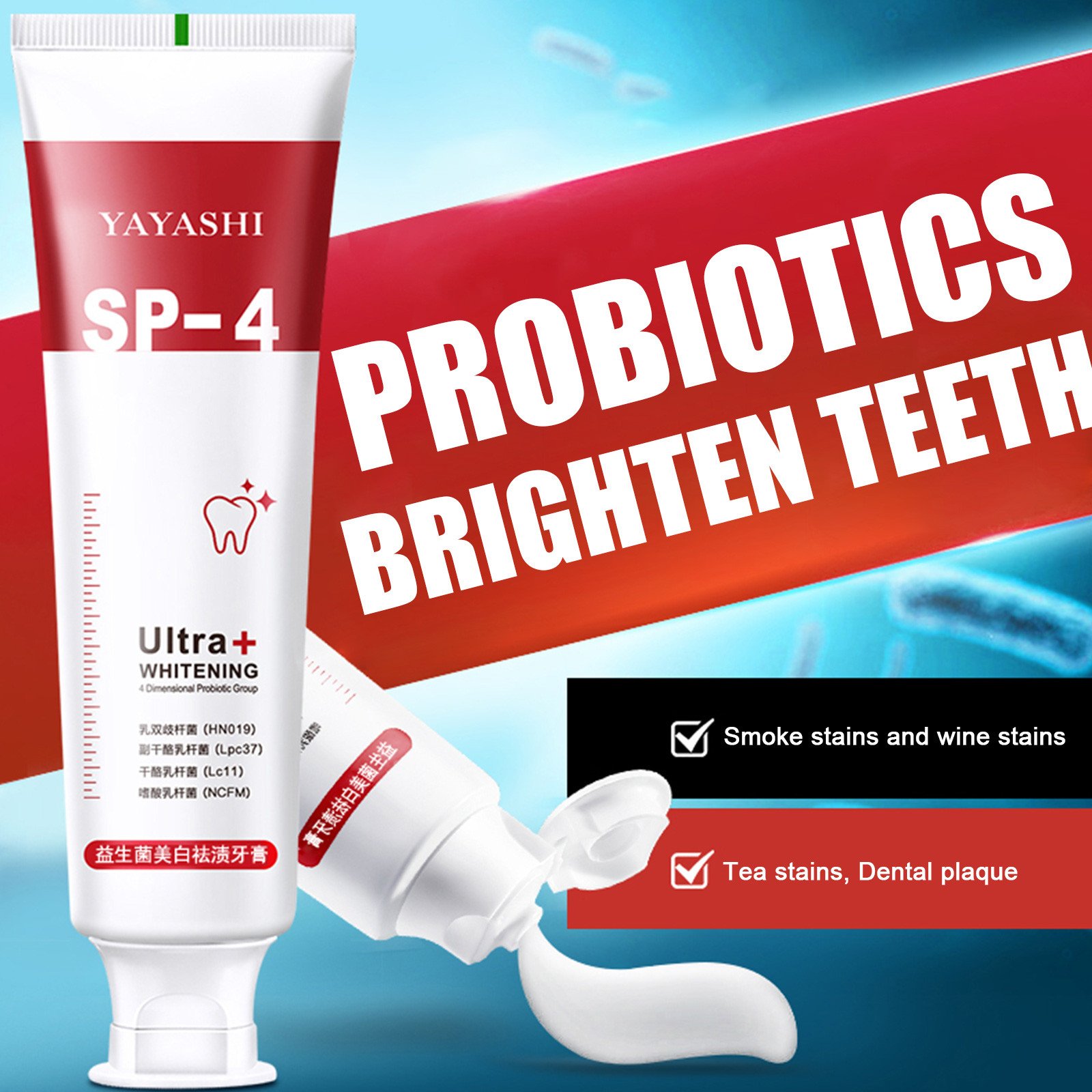 120g SP-4 Probiotic Toothpaste – Whitening, Fresh Breath & Stain Removal | Complete Tooth Care Toothpaste - Image 6