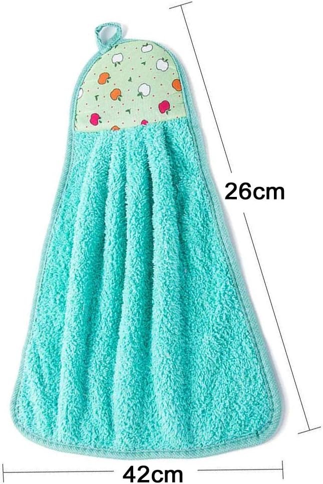 Portable Kitchen Hanging Towel – Coral Velvet Soft Hand Towel, Strong Absorbent Dishcloth for Kitchen Accessories - Image 7