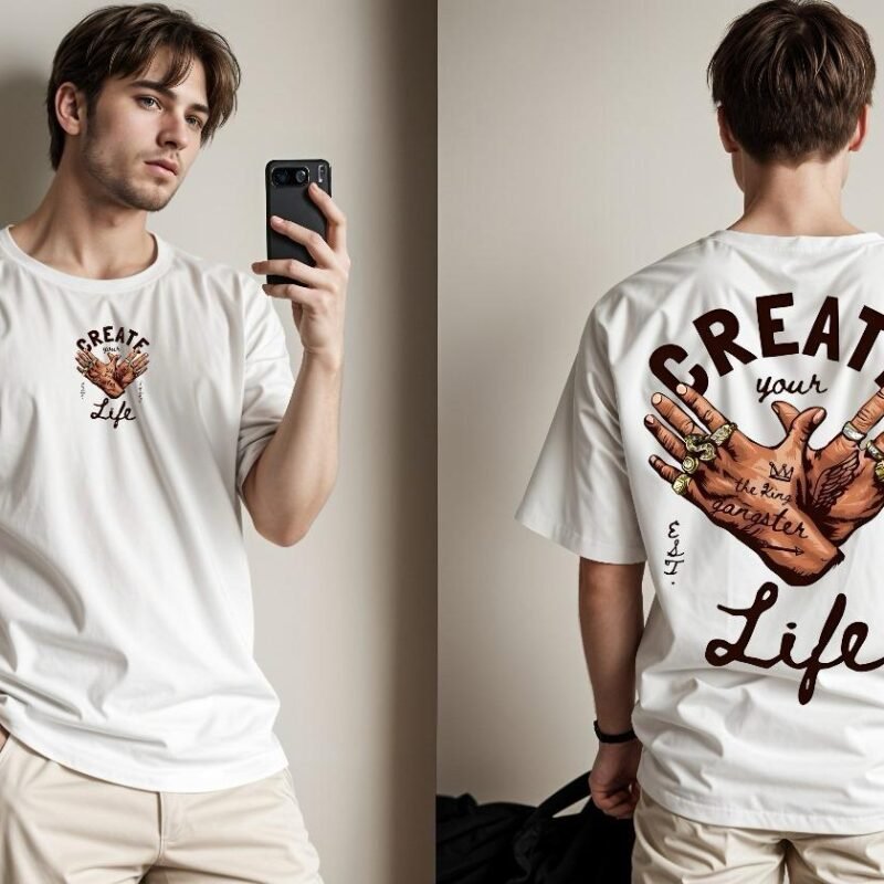 Premium Quality Graphic Drop Shoulder T-Shirts Street wear Collection