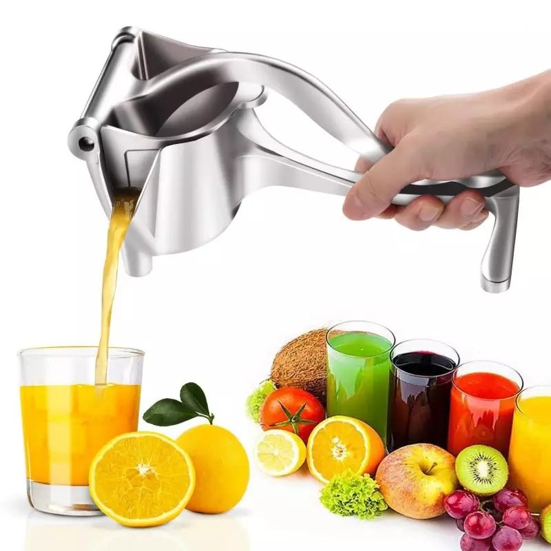 Stainless Steel Fruit Press Manual Juice Squeezer – Heavy-Duty Hand Press Juicer for Citrus, Lemon & Orange