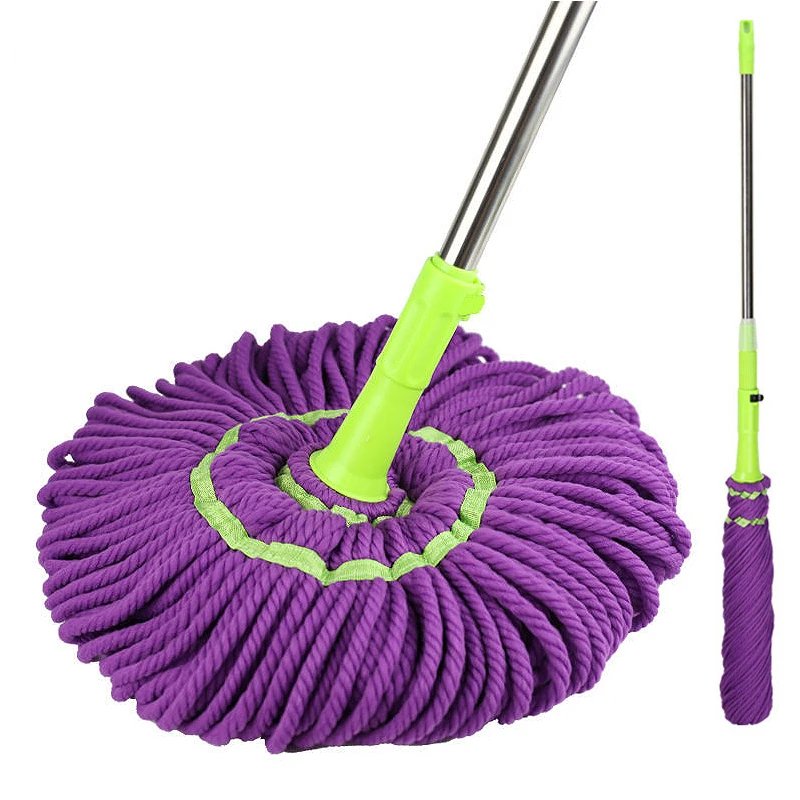 New Easy Self-Wringing Twist Mop – Microfiber Squeeze Mop with Replacement Head | Dry & Wet Mop for Hardwood, Tile & Floor Cleaning