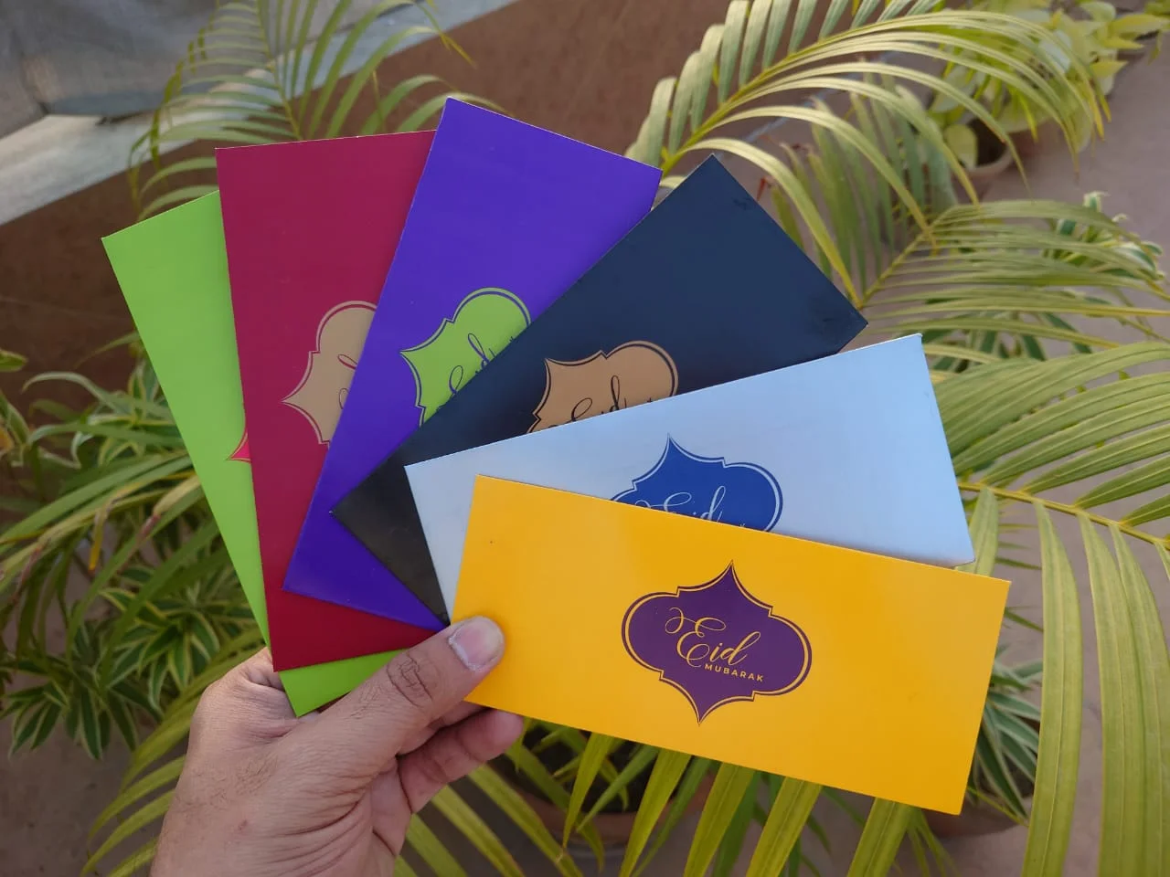 Eid Design Eidi Card Envelopes – Pack of 10 & 20 Hard Card Tuck Envelopes for Eidi | Premium Eid Mubarak Money Gift Envelopes for Kids & Family - Image 2