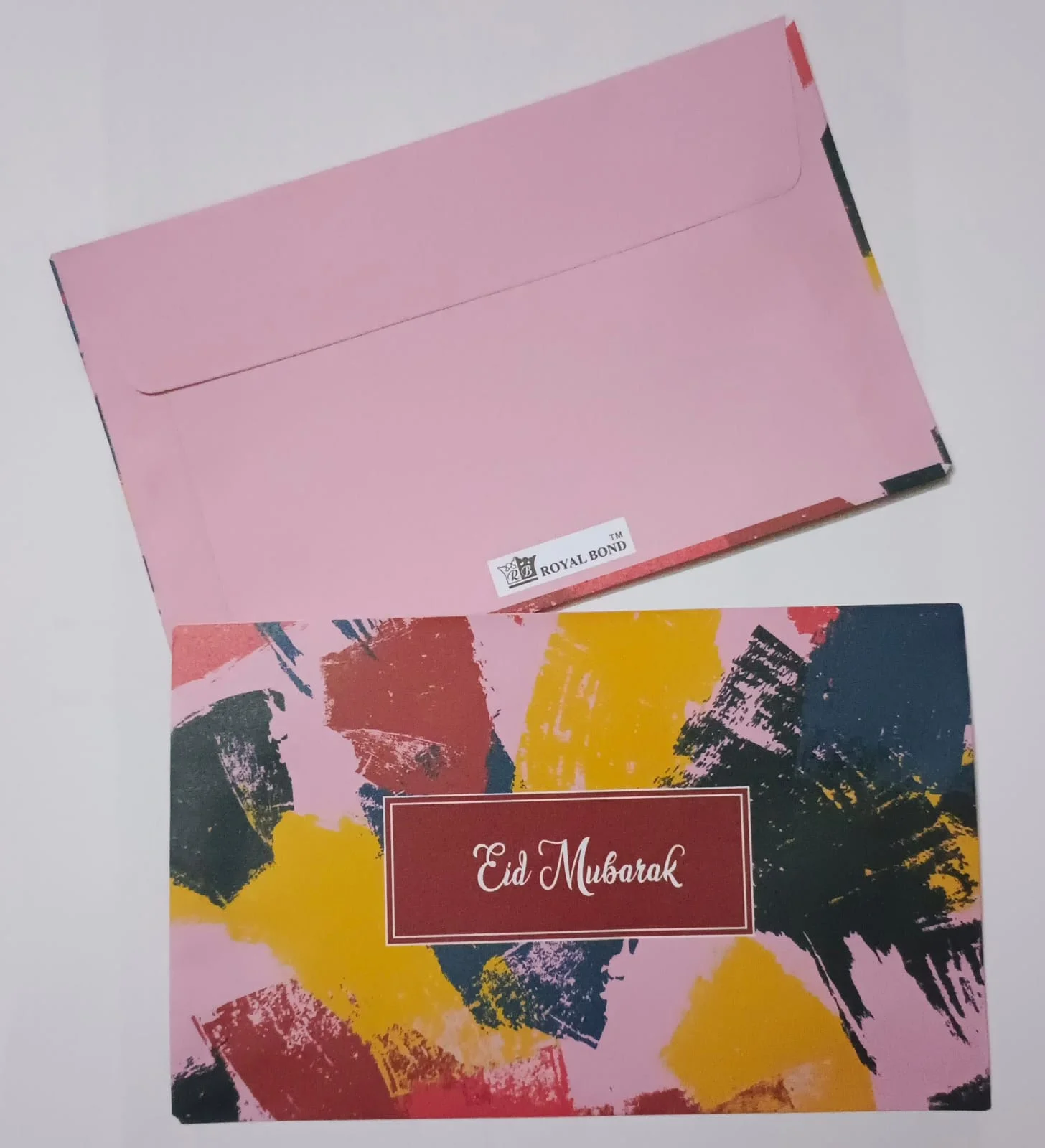 Eid Design Gift Envelopes – 25 Pcs Pack (1 Packet) | Four Color Printed Paper Envelopes for Eidi, Money & Greeting | Premium Quality Eid Envelopes - Image 3