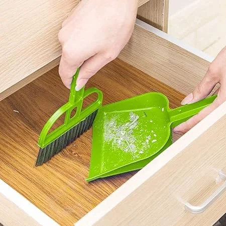 Mini Dustpan with Brush Set | 1 PC Compact Broom & Dustpan Combo for Multipurpose Cleaning – Table, Kitchen, Desk & Home Use - Image 3