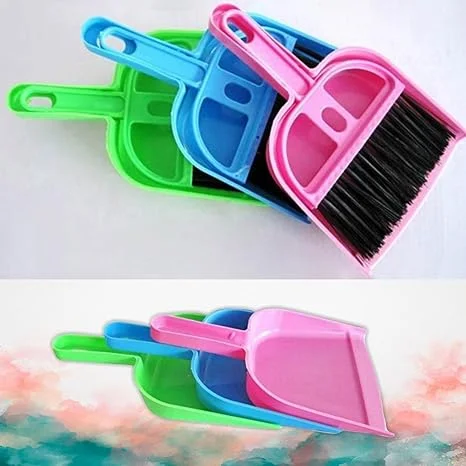 Mini Dustpan with Brush Set | 1 PC Compact Broom & Dustpan Combo for Multipurpose Cleaning – Table, Kitchen, Desk & Home Use - Image 5