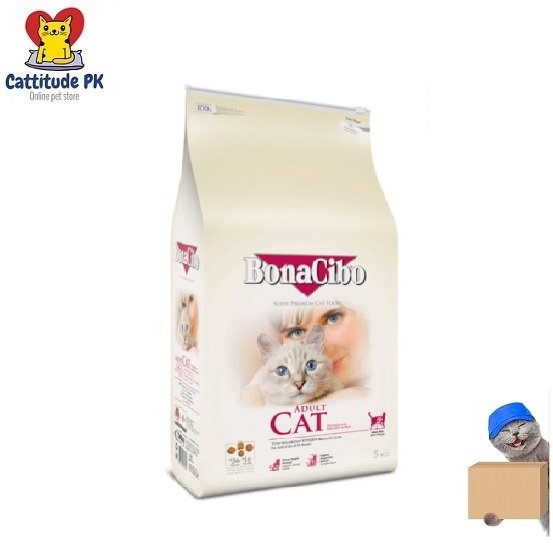 BonaCibo Adult Cat Food – 2Kg | Premium Turkish Cat Food | High-Protein & Balanced Nutrition for Healthy Adult Cats