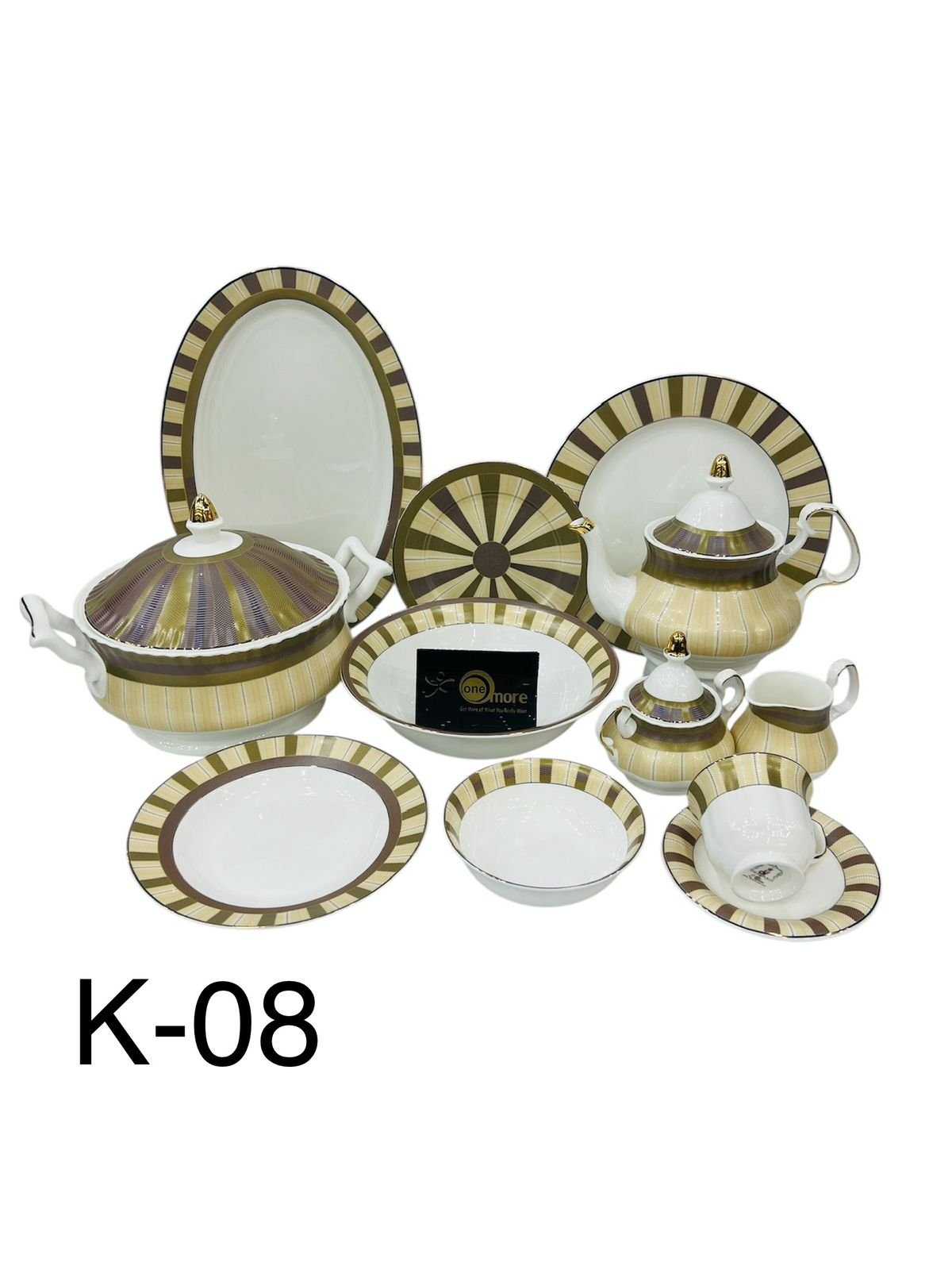 Modern Luxurious Dinner Set – Elegant Durable Dinnerware for Stylish Dining CK