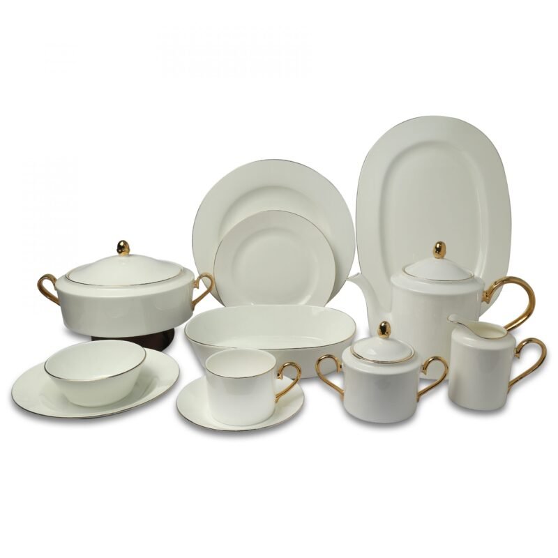 Noritake Japan 61-Piece Dinner Set – Premium Porcelain Tableware for 8 Persons | Elegant & Durable CK