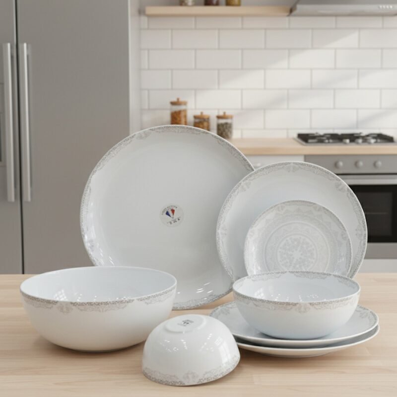 Elegant 26-Piece Opal Dinnerware Set – Stylish & Durable Tableware for 6 Persons CK