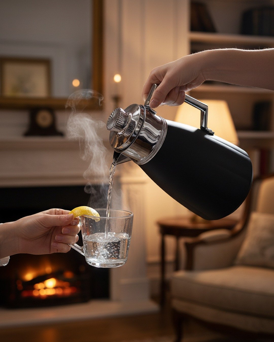 Elegant 1 Litre Insulated Flask with Modern Metallic Finish – Premium Hot & Cold Beverage Flask CK - Image 8