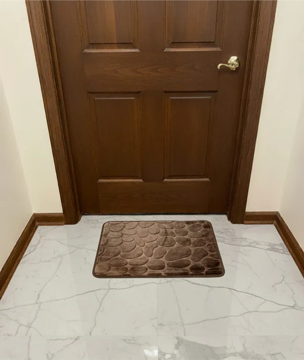 Soft Memory Foam Floor Mat – Non-Slip Water Absorbent Bathroom & Door Mat (50x70 cm)