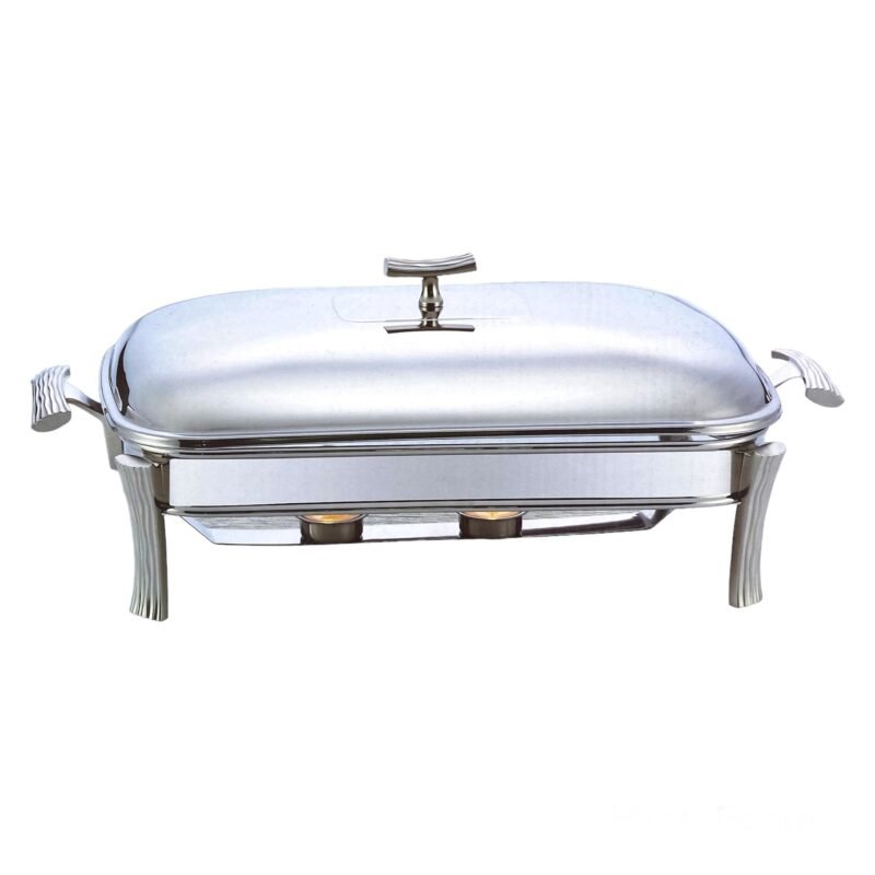 Paramound Food Warmer with Glass Dish – 1.5 Litre Rectangular Buffet Server CK