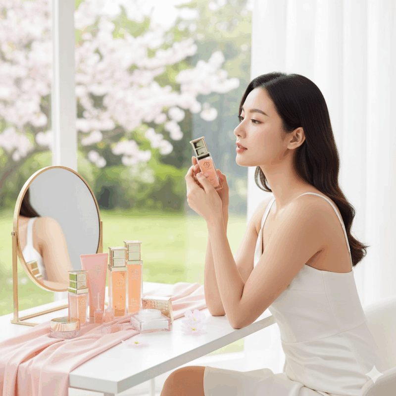 ESTELIN Cherry Blossoms Micro-Nutritive 6-Piece Luxury Skincare Gift Set