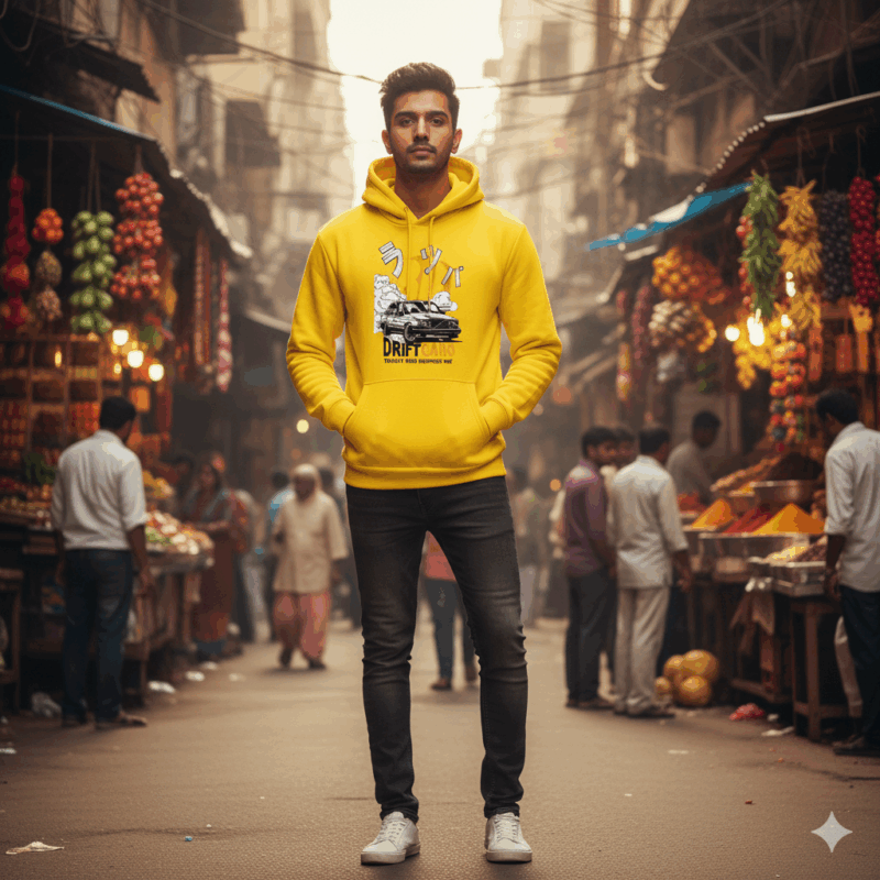 Drift Cars Graphic Hoodie Today You Inspired Me (Unisex, Multiple Colors)