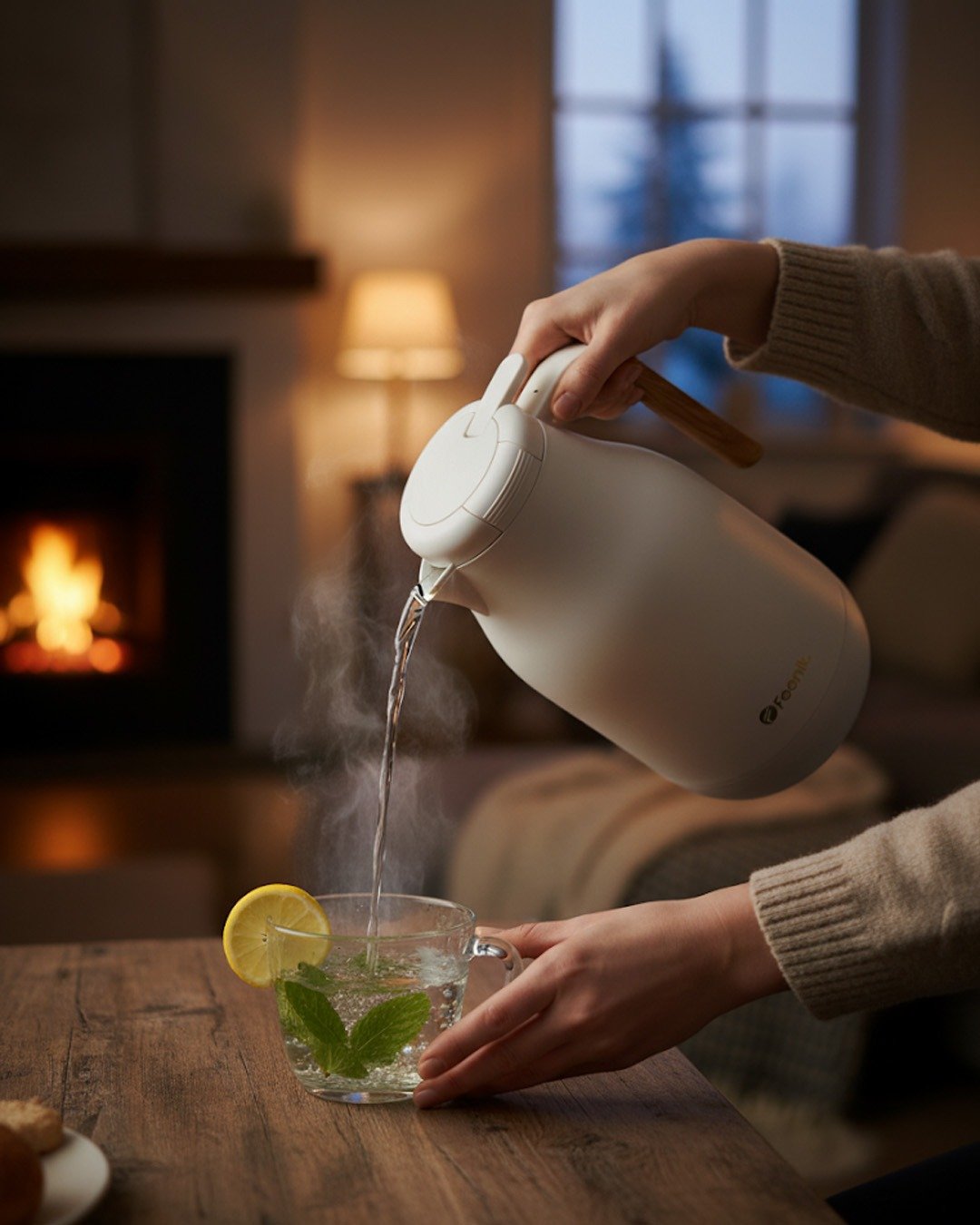 Feenik 2 Litre Thermos Flask – Minimalist Design, Maximum Function | Hot & Cold Beverage Dispenser CK - Image 9