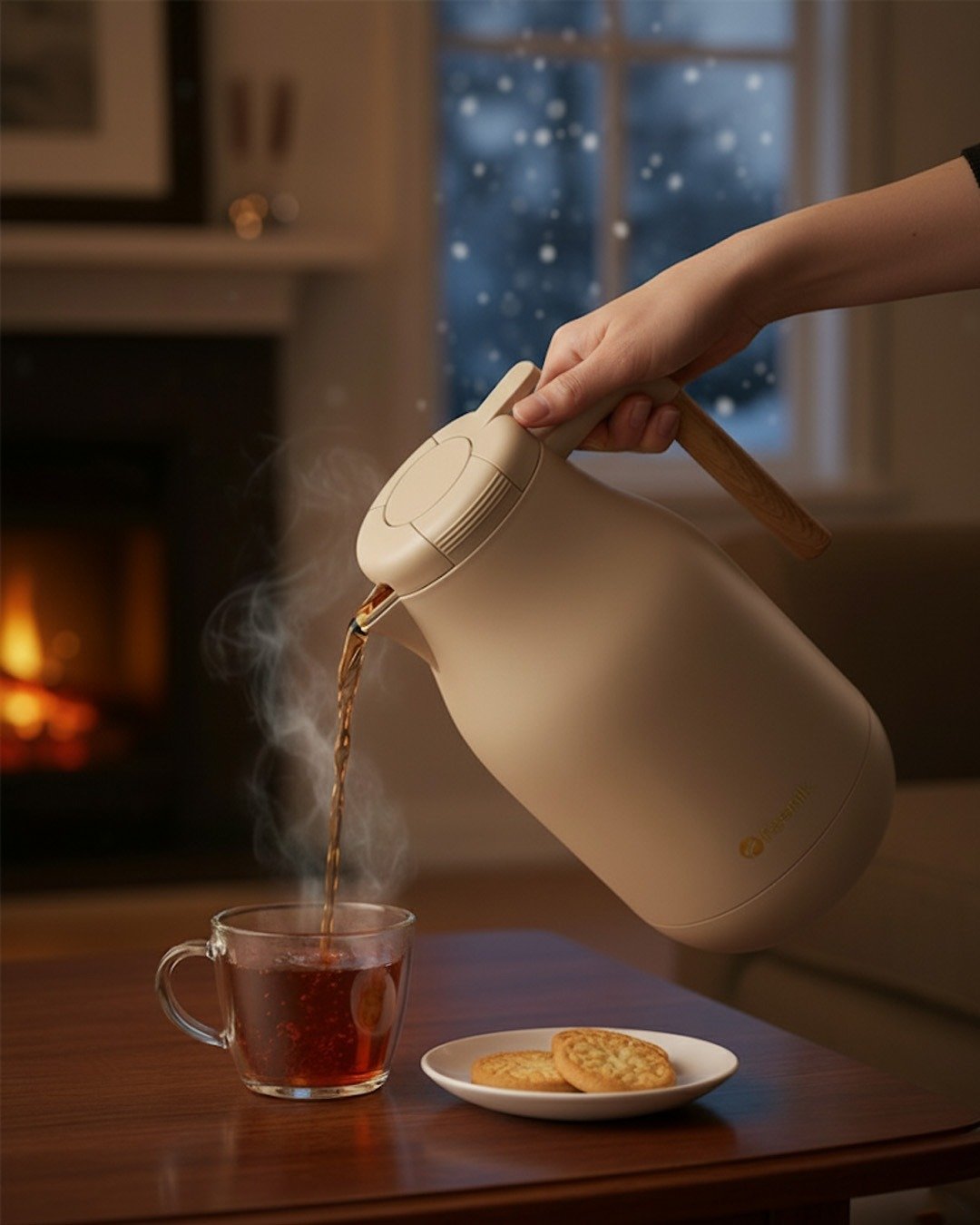 Feenik 2 Litre Thermos Flask – Minimalist Design, Maximum Function | Hot & Cold Beverage Dispenser CK - Image 7