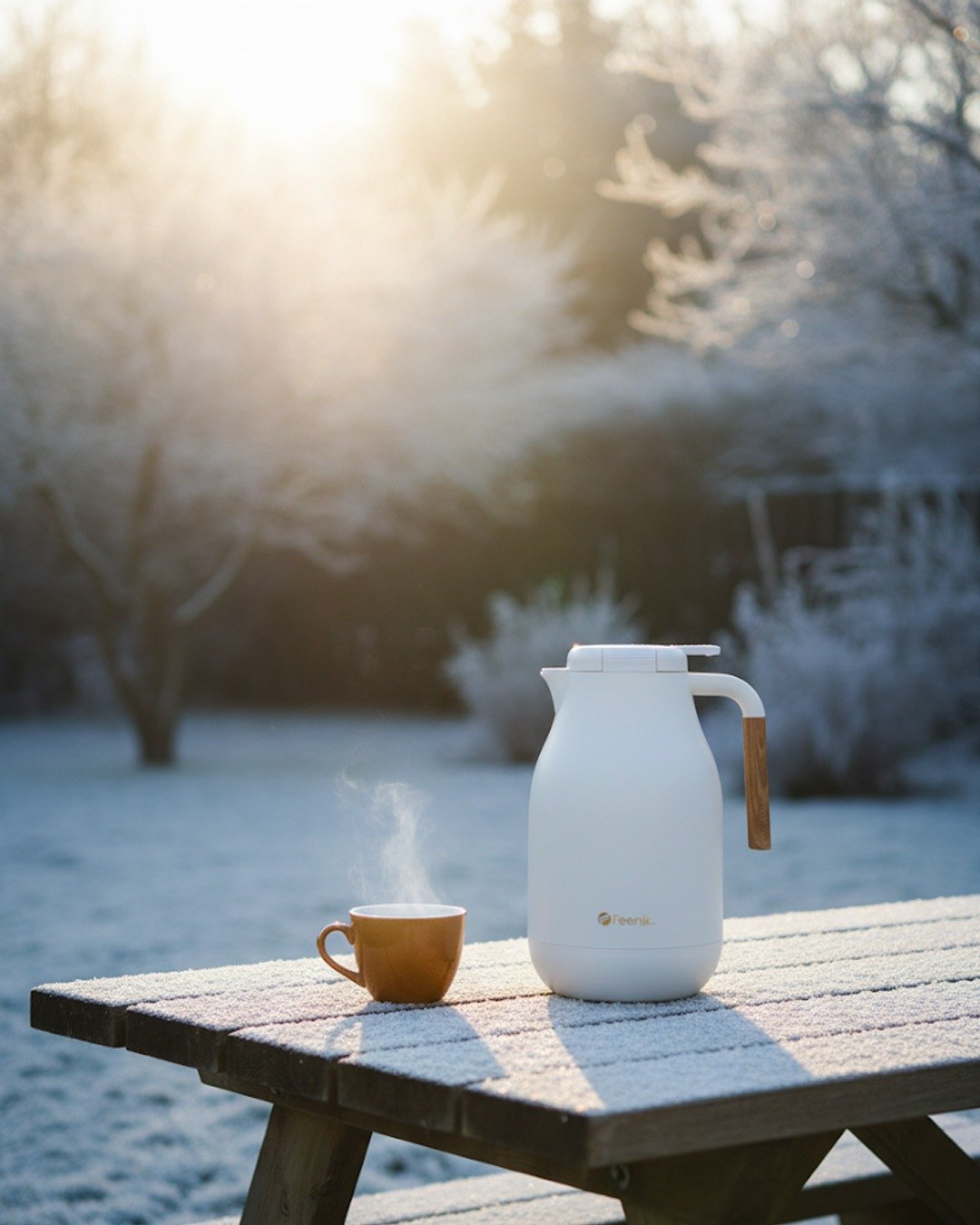 Feenik 2 Litre Thermos Flask – Minimalist Design, Maximum Function | Hot & Cold Beverage Dispenser CK - Image 3