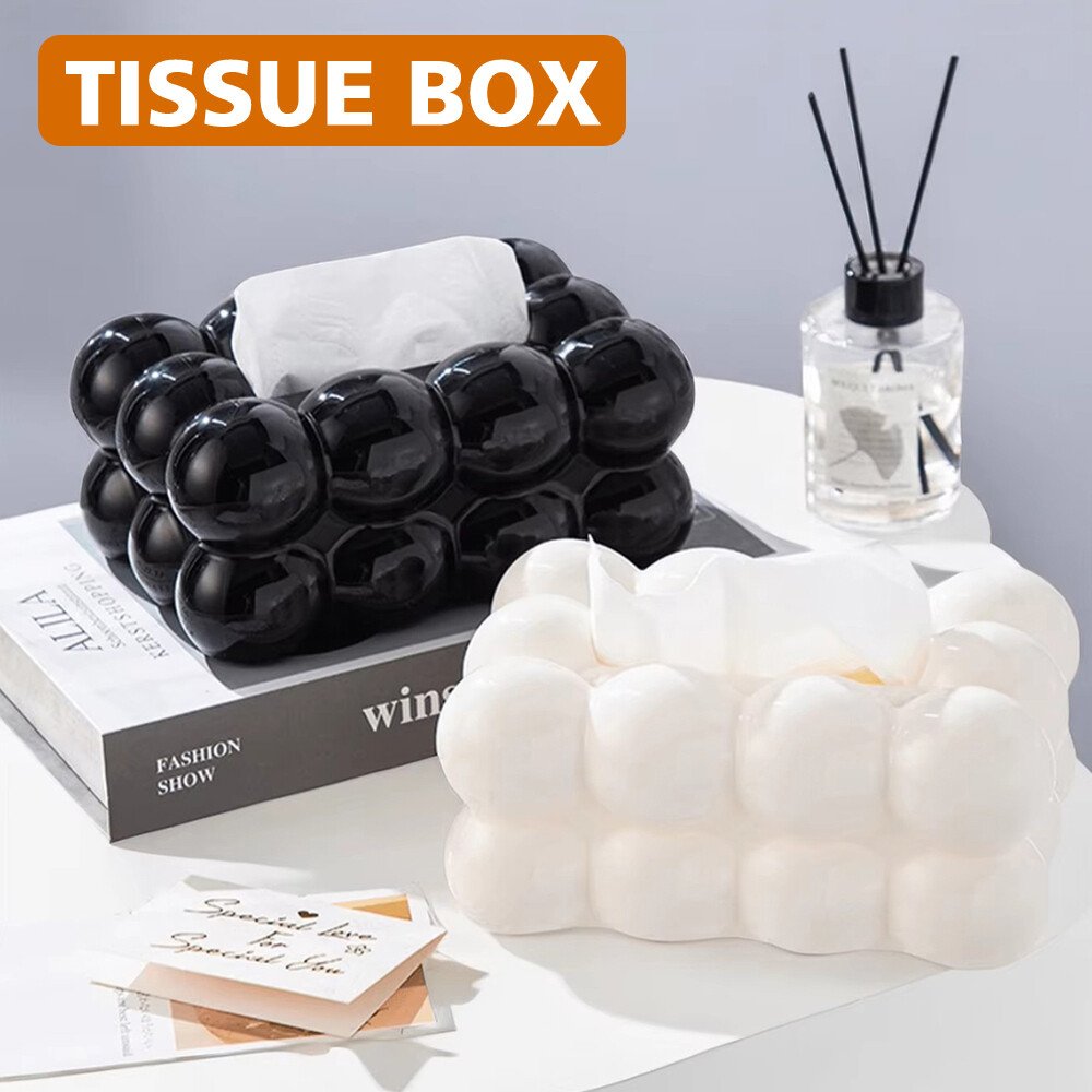 Bubble Shape Tissue Box Holder Living Room Tissue Case Cover Toilet Paper Dispenser Case Kitchen Napkin Holder Handkerchief Box