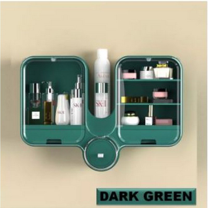 Multifunction Cosmetic Organizer for Bathroom | Makeup, Skincare & Toiletries Storage Box | Space-Saving Countertop Organizer